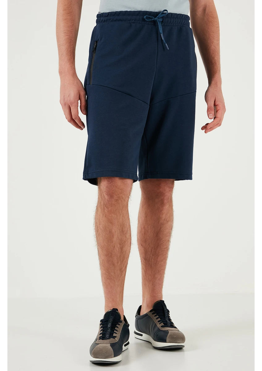 Vefa Belden Bağlamalı Pamuklu Cepli Regular Fit Short
